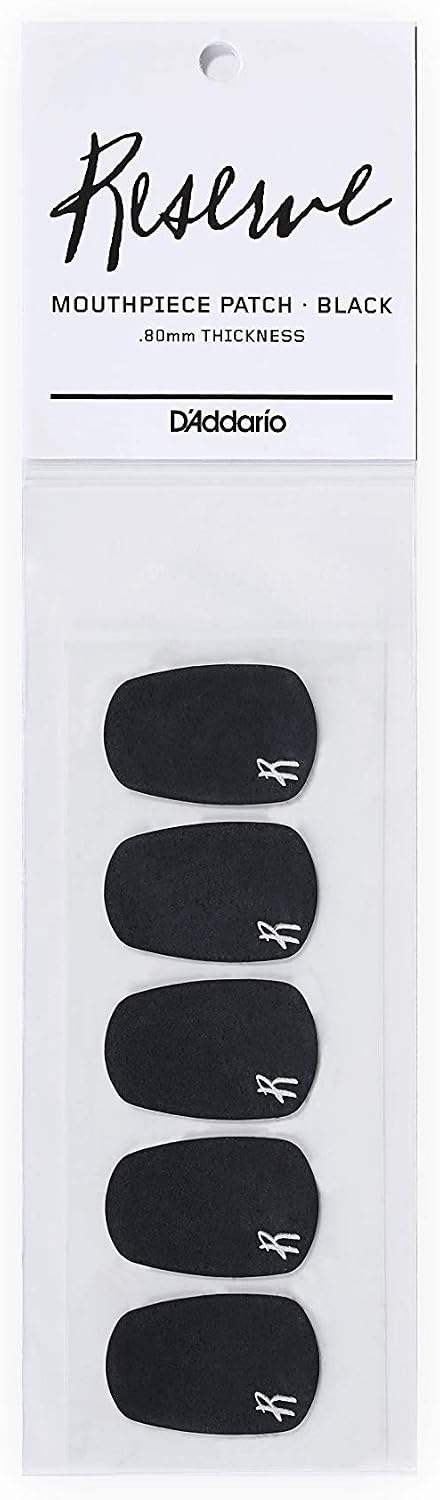 D'Addario Reserve Mouthpiece Patch Clear, 5-Pack