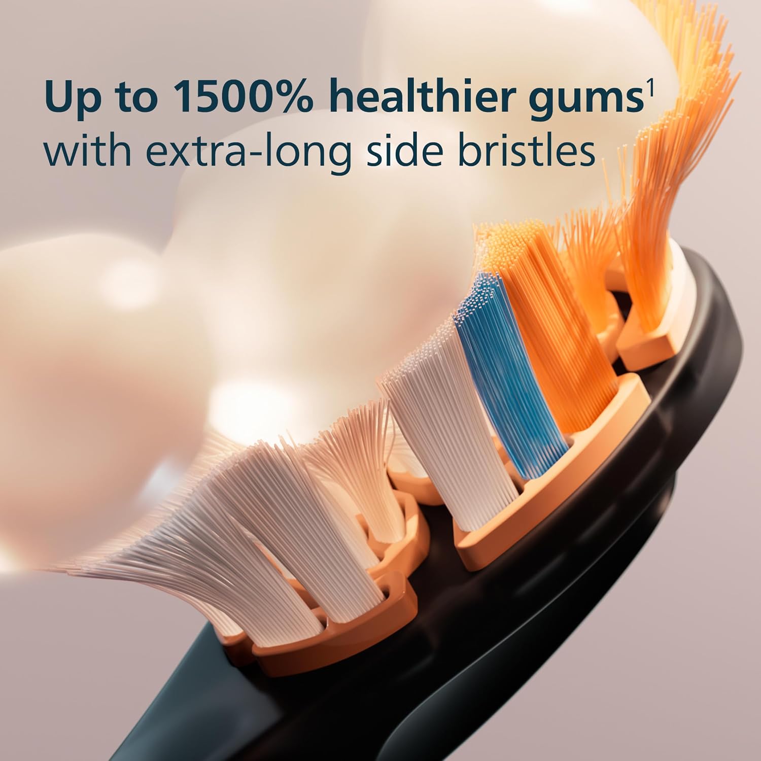 Philips Sonicare A3 All-in-One Brush Heads, 2-Pack, 6 Month Supply, Black