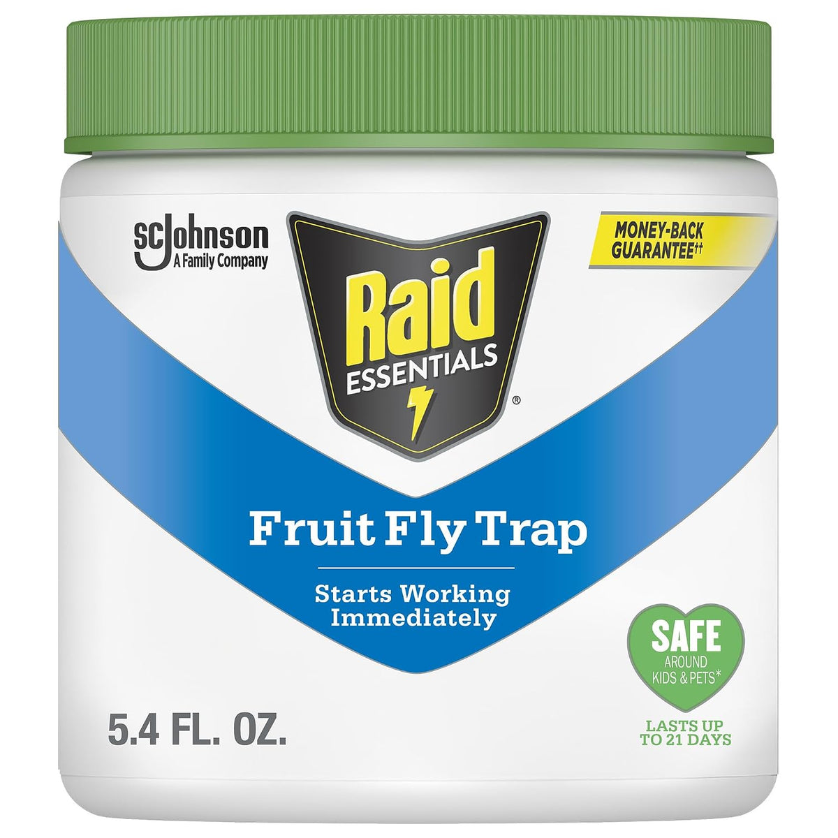 Raid Essentials Indoor Fruit Fly Trap, 5.4 oz