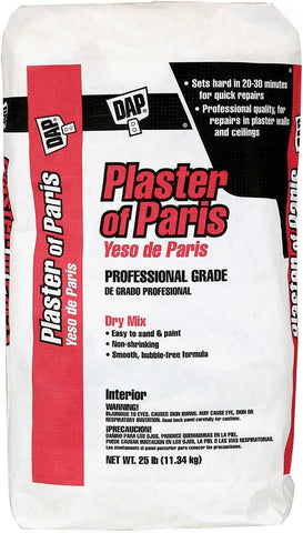 DAP Plaster of Paris (Dry Mix), White, 4 Lb Tub (7079810308)