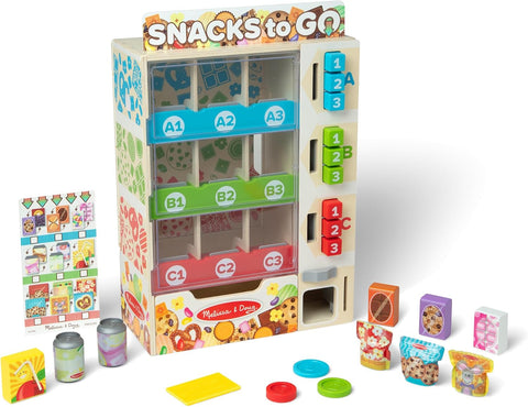 Melissa & Doug Wooden Vending Machine Play Set