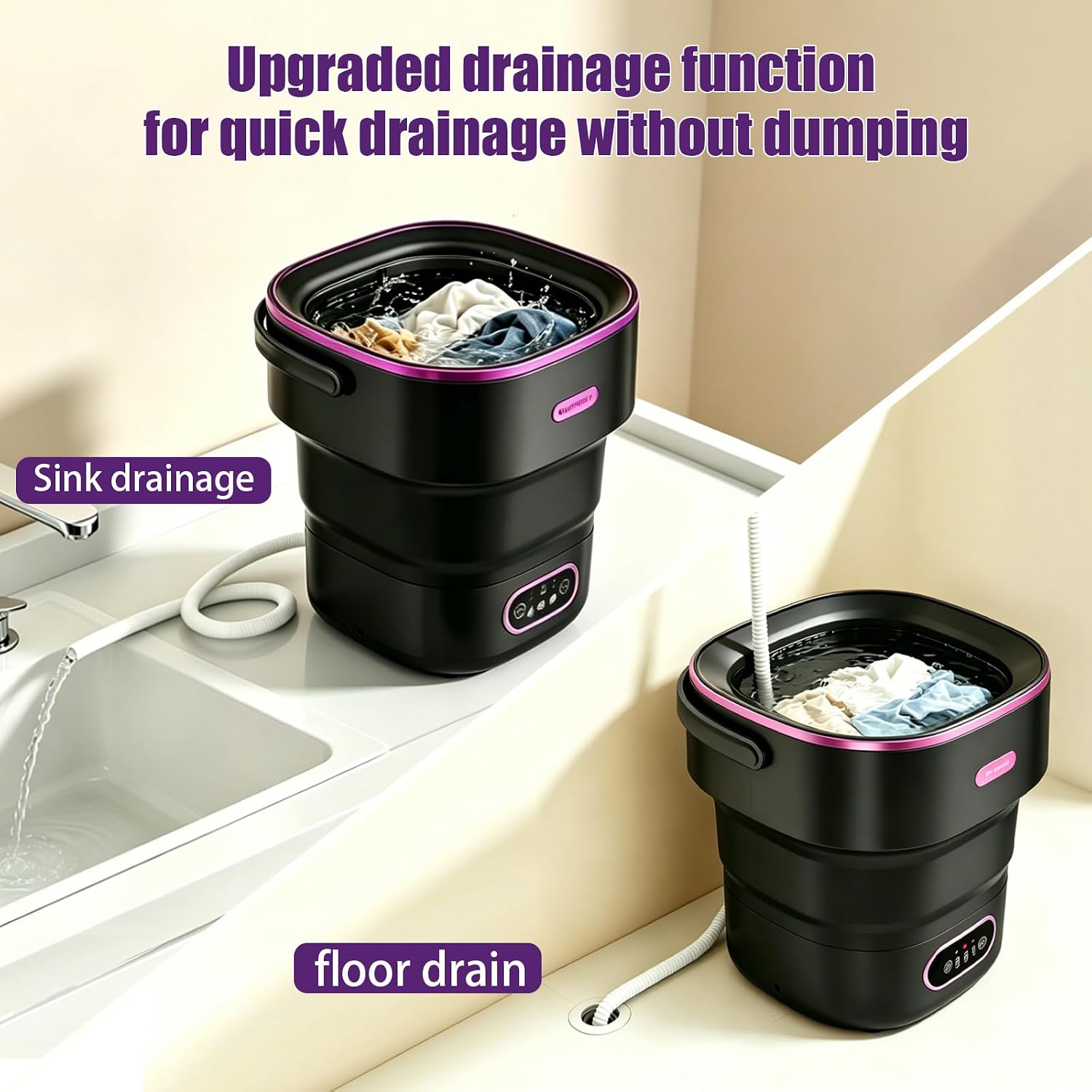 20L Mini Portable Washing Machine,Portable Washer Mini Lavadora Portatil
