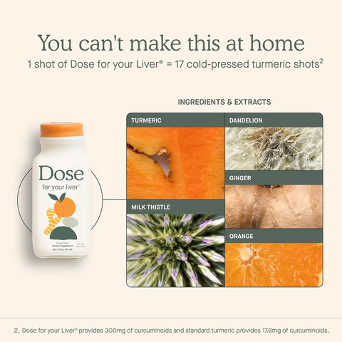 Dose for Your Liver Cleanse Detox & Repair, 16oz Bottle, 3 Pack