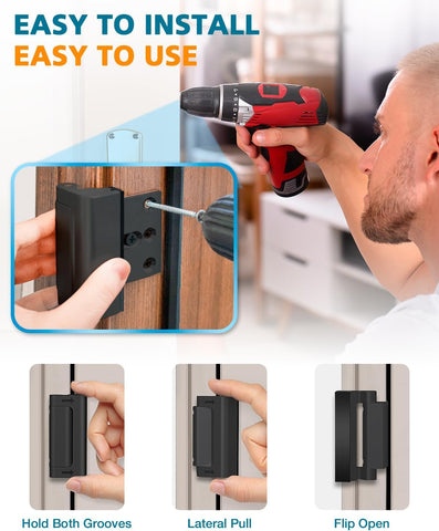 Door Lock for Front Door Kids Safety Home Security Door Reinforcement Locks