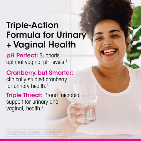 vH essentials Probiotics for Women with Prebiotics and Cranberry, 60 Ct