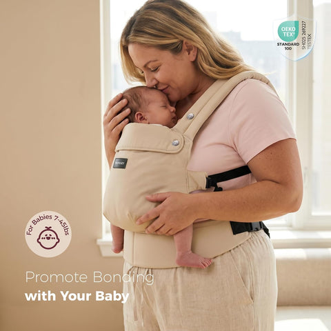 Momcozy PureHug Baby Carrier - Ergonomic, Cozy and Lightweight (Plus Size)