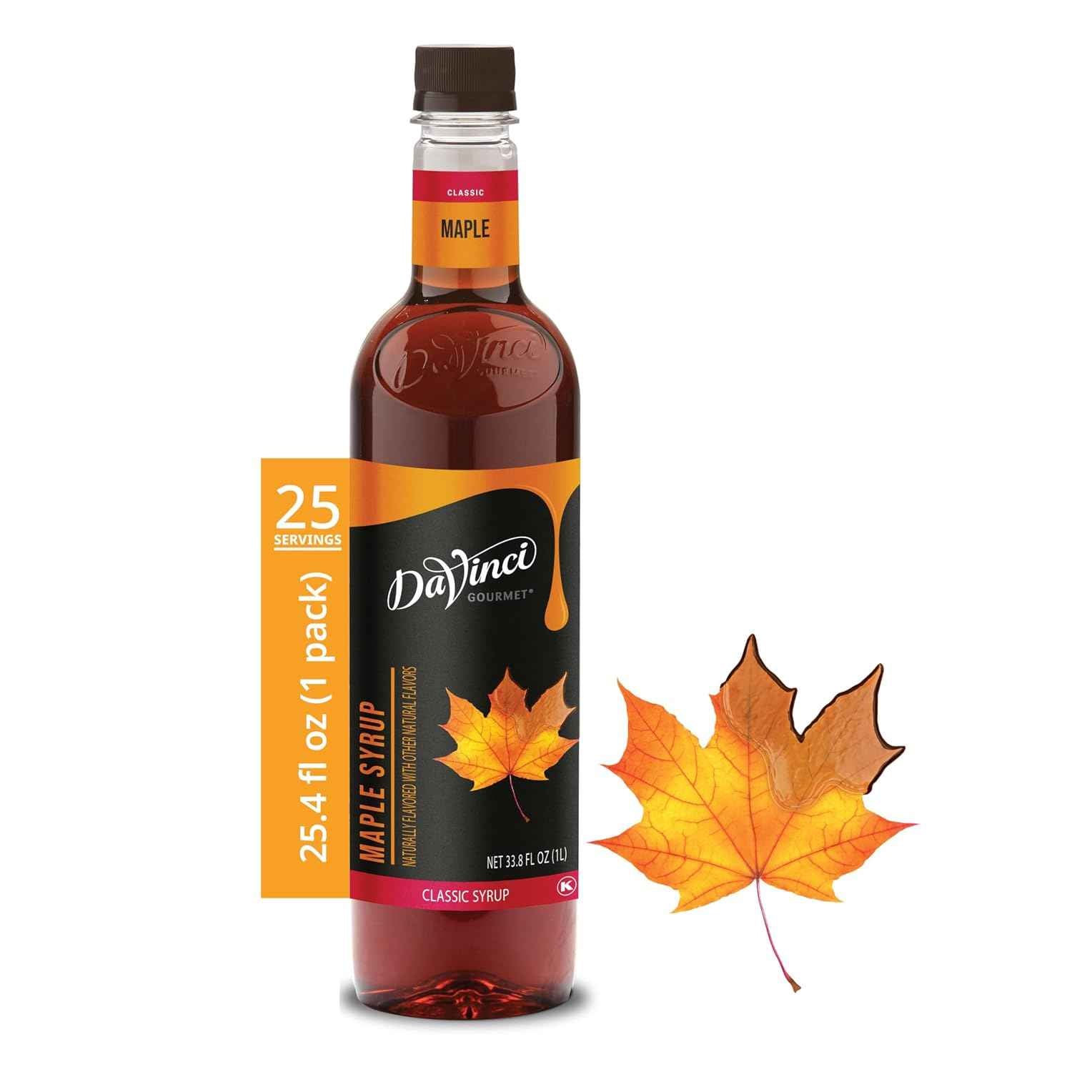DaVinci Gourmet Maple Syrup, 25.4 Fluid Ounces (Pack of 1)