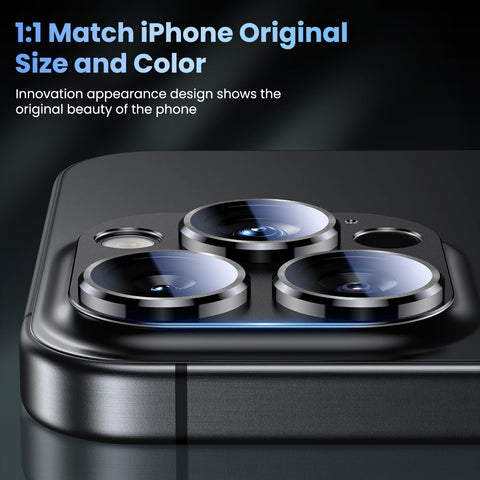 Uyiton for iPhone 16 Pro/iPhone 16 Pro Max Camera Lens Protector