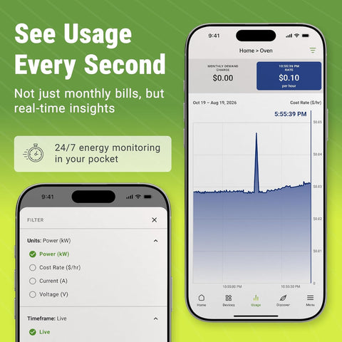 Emporia Vue 3 Home Energy Monitor - Smart Home Automation Module and Real Time Electricity Usage Monitor, Power Consumption Meter, Solar and Net Metering for UL Certified Safe Energy Monitoring