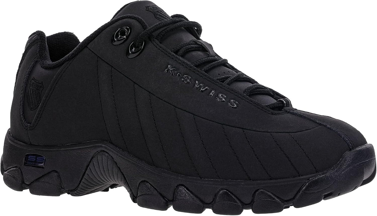 K-Swiss Men's ST329 CMF Sneaker, Wide Tennis Walking Shoes Leather Upper