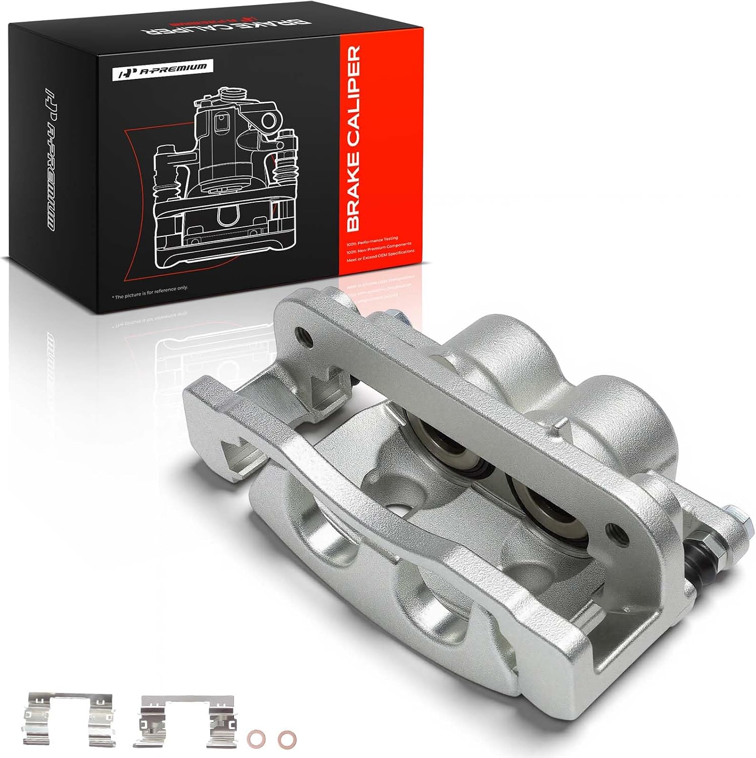 A-Premium Front Left Driver Disc Brake Caliper with Bracket