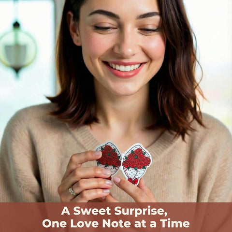 Love Notes Jar with 60 Romantic Messages - Valentines Day Gifts for Him, Her - Romantic Long Distance Relationship Gifts for Him, Her - Sweet Love Keepsake for Couples, Gift-Ready Jar