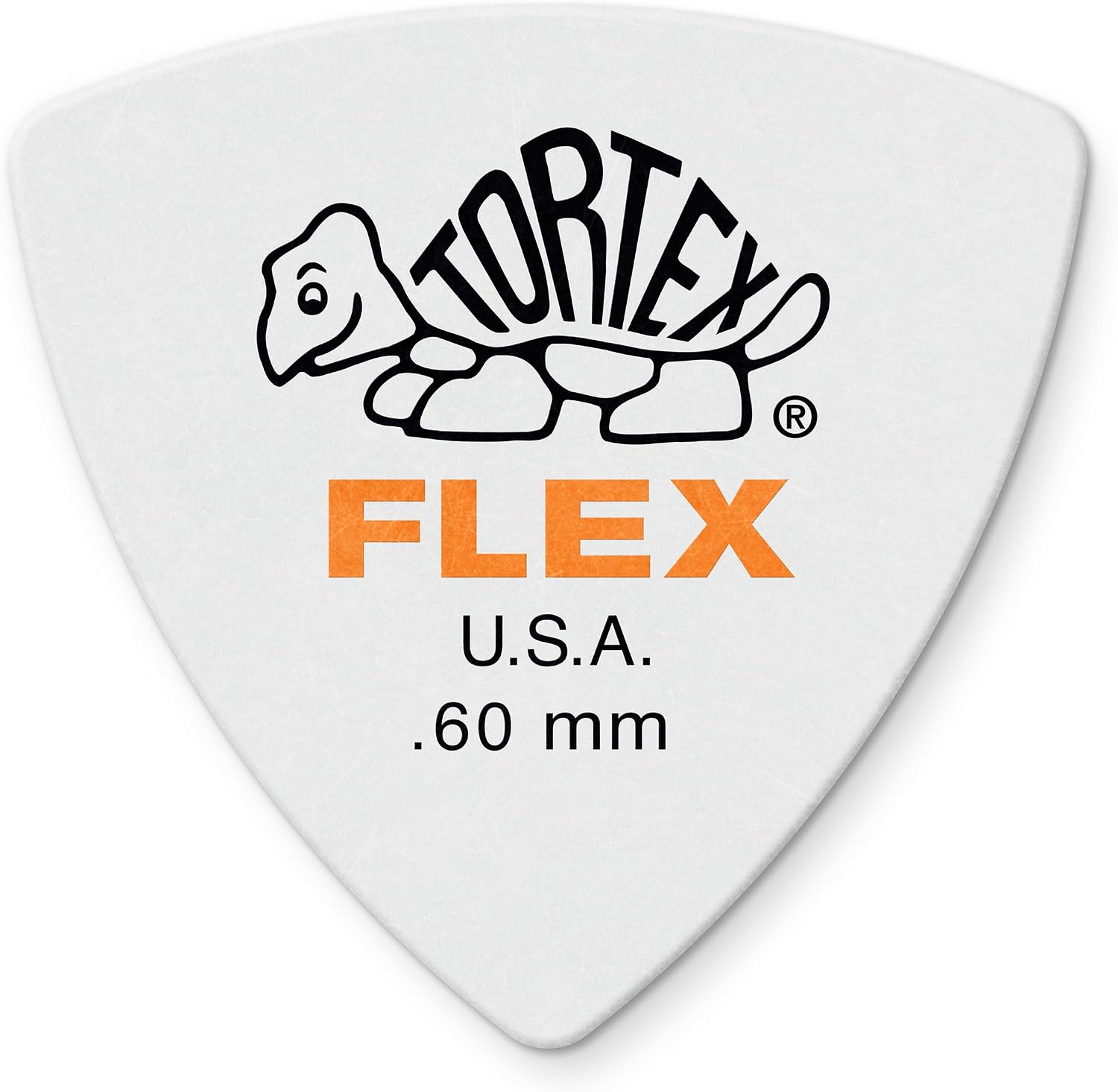 Jim Dunlop Tortex® Flex™ Triangle Pick .60MM - 6 Pack