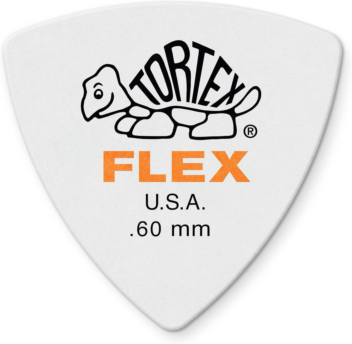 Jim Dunlop Tortex® Flex™ Triangle Pick .60MM - 6 Pack