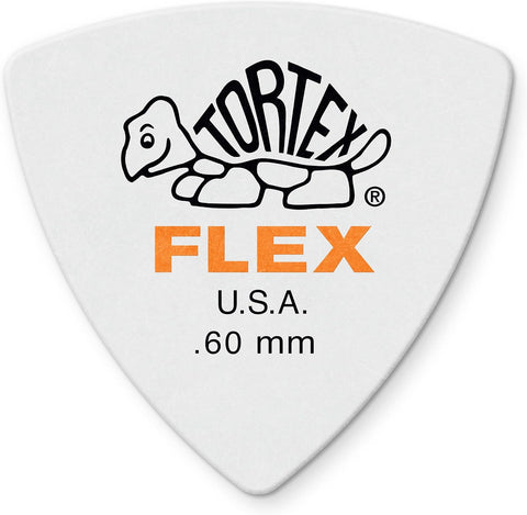 Jim Dunlop Tortex® Flex™ Triangle Pick .60MM - 6 Pack