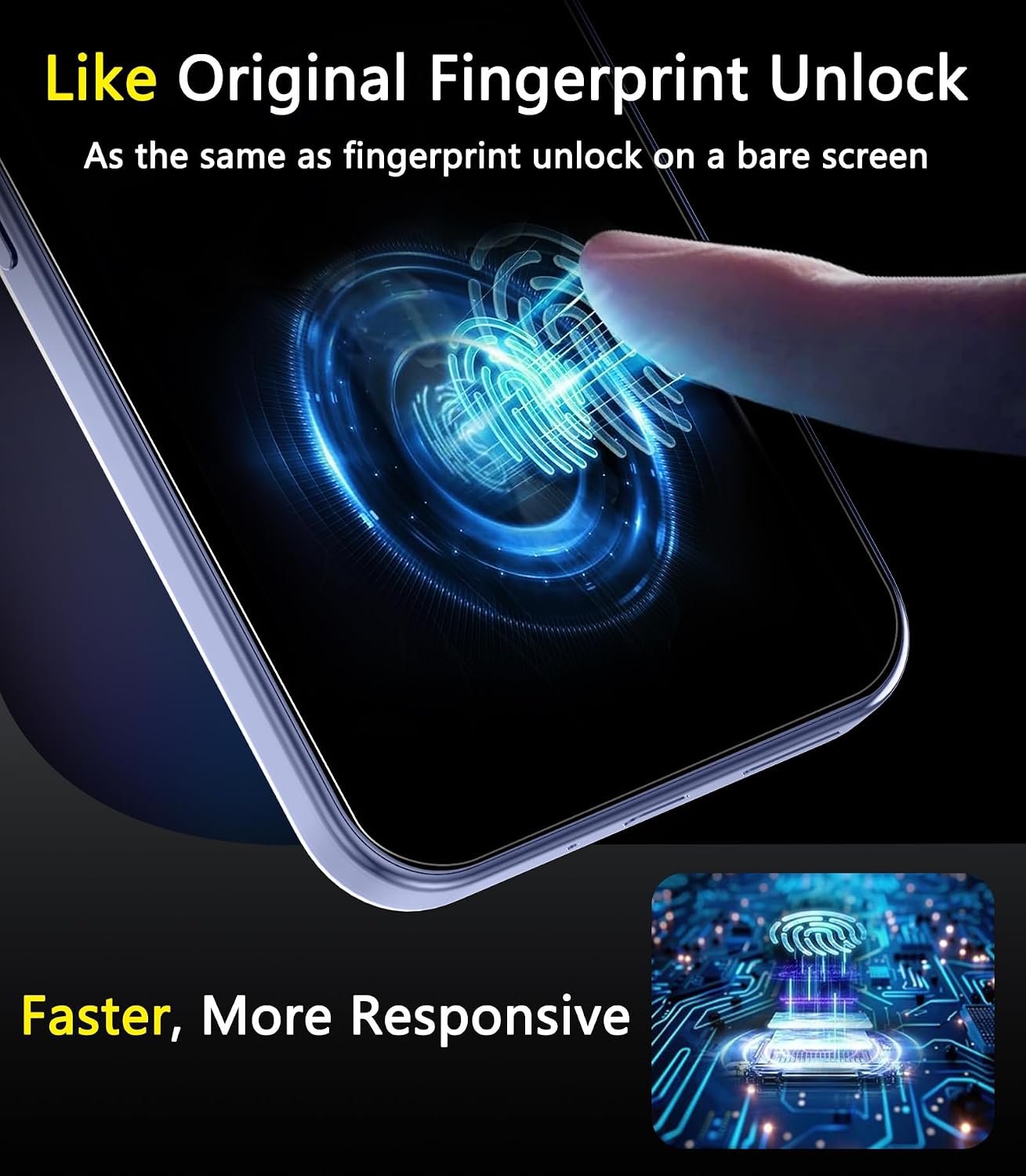 Ferilinso Privacy Screen Protector for Google Pixel 9A, Tempered Glass