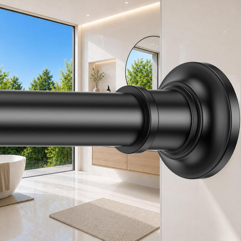 Shower Curtain Rod 30-64 Inch Tension Curtain Rod Shower Rod for Bathroom