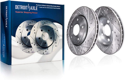 Detroit Axle - Front Brake Kit for Chevy Malibu Classic Pontiac Grand Am