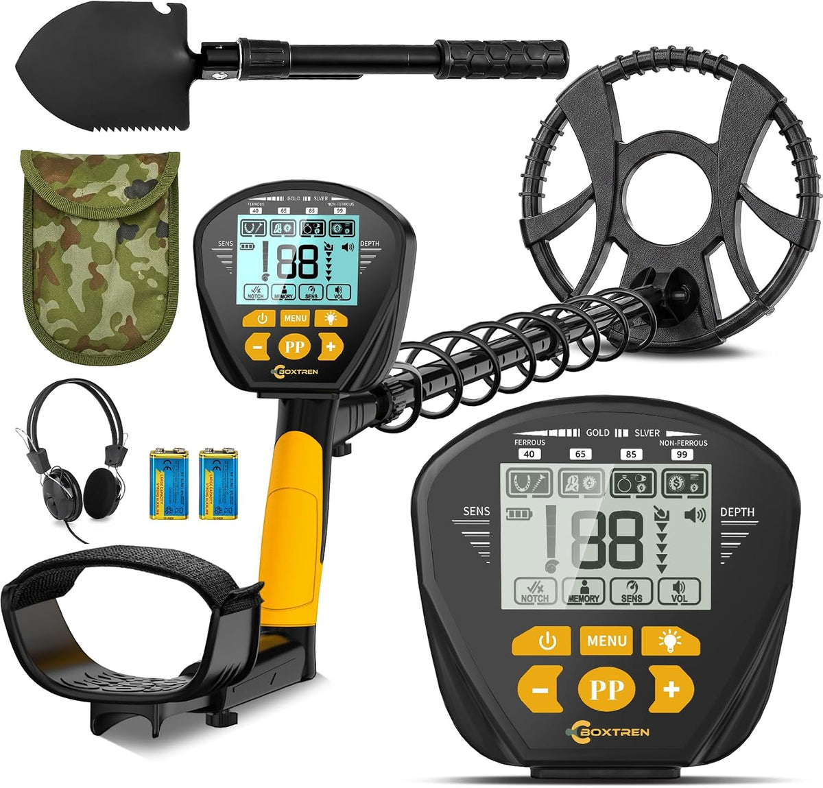 Higher Accuracy Metal Detector for Adults: 2026 Latest Professional Gold Detector with Backlit LCD, Advanced DSP Chip, IP68 Waterproof 10" Large Coil, Portable & Lightweight, Gifts for Men Fathers Dad
