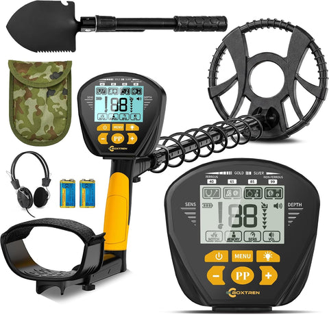 Higher Accuracy Metal Detector for Adults: 2026 Latest Professional Gold Detector with Backlit LCD, Advanced DSP Chip, IP68 Waterproof 10" Large Coil, Portable & Lightweight, Gifts for Men Fathers Dad
