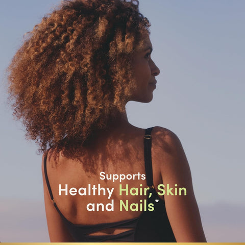 Nature's Bounty Biotin Hair Skin and Nails Vitamins, 120 Softgels