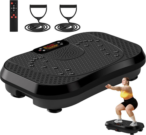SoftGym Vibration Plate Exercise Machine for Lymphatic Drainage & Fitness