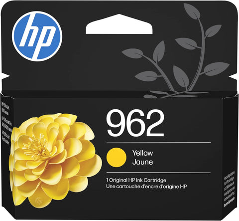 HP 962 Yellow Ink Cartridge | Works with OfficeJet 9010, Pro 9010, 9020 | Eligible for Instant Ink | 3HZ98AN
