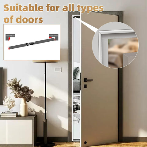 Kneelisa 118” Wedge-Shape Foam Window Weather Stripping Door Seal