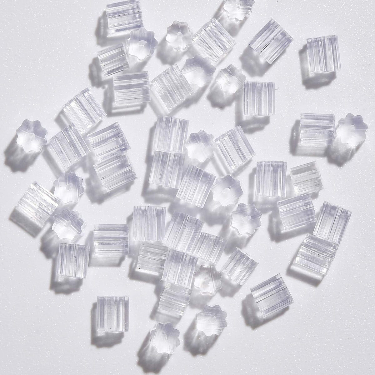 Earring Backs Replacements, Silicone Earring Backs, Soft, Clear, 1000PCS