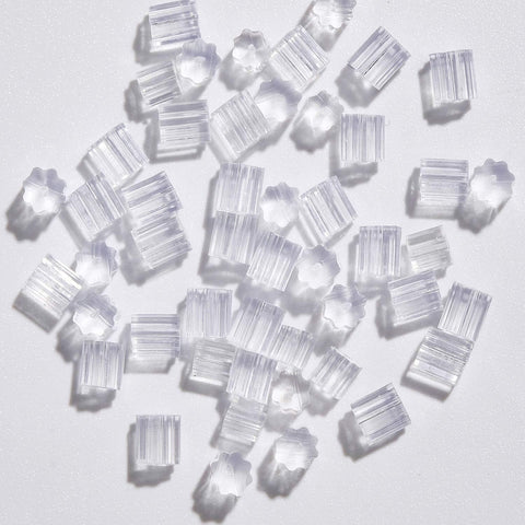 Earring Backs Replacements, Silicone Earring Backs, Soft, Clear, 1000PCS