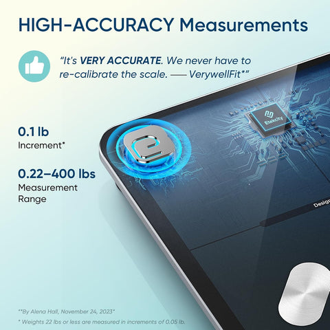 Etekcity Smart Scale for Body Weight, Body Fat and BMI, FSA Eligible