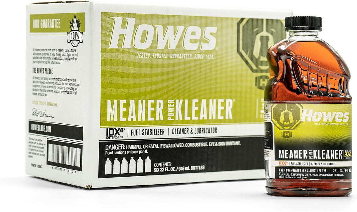 Howes Meaner Power Kleaner 32-ounce Fuel Stabilizer, Six 32oz Bottles