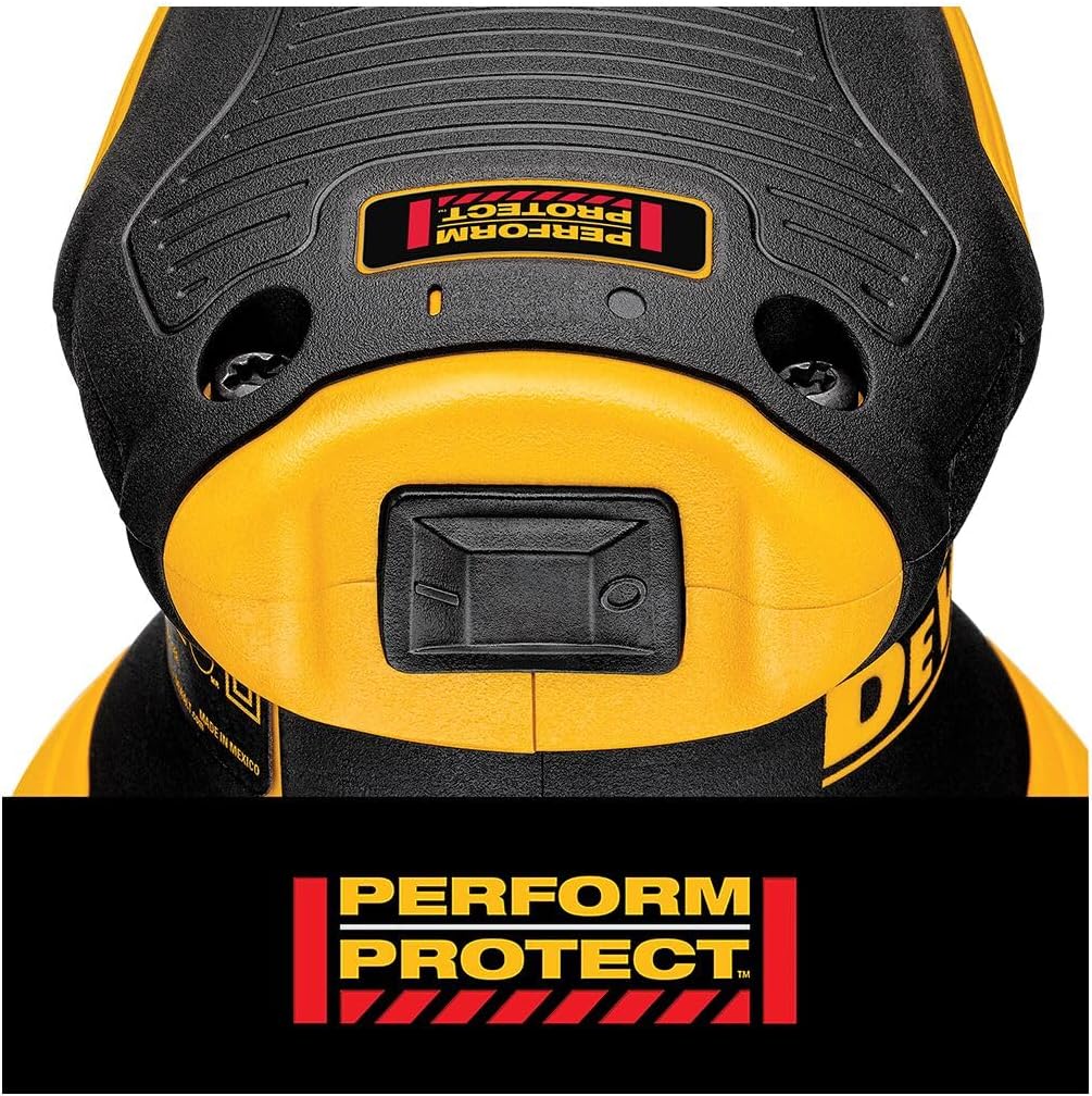 DEWALT Random Orbit Sander, Variable Speed, 5-Inch (DWE6423), Power Source Corded Electric
