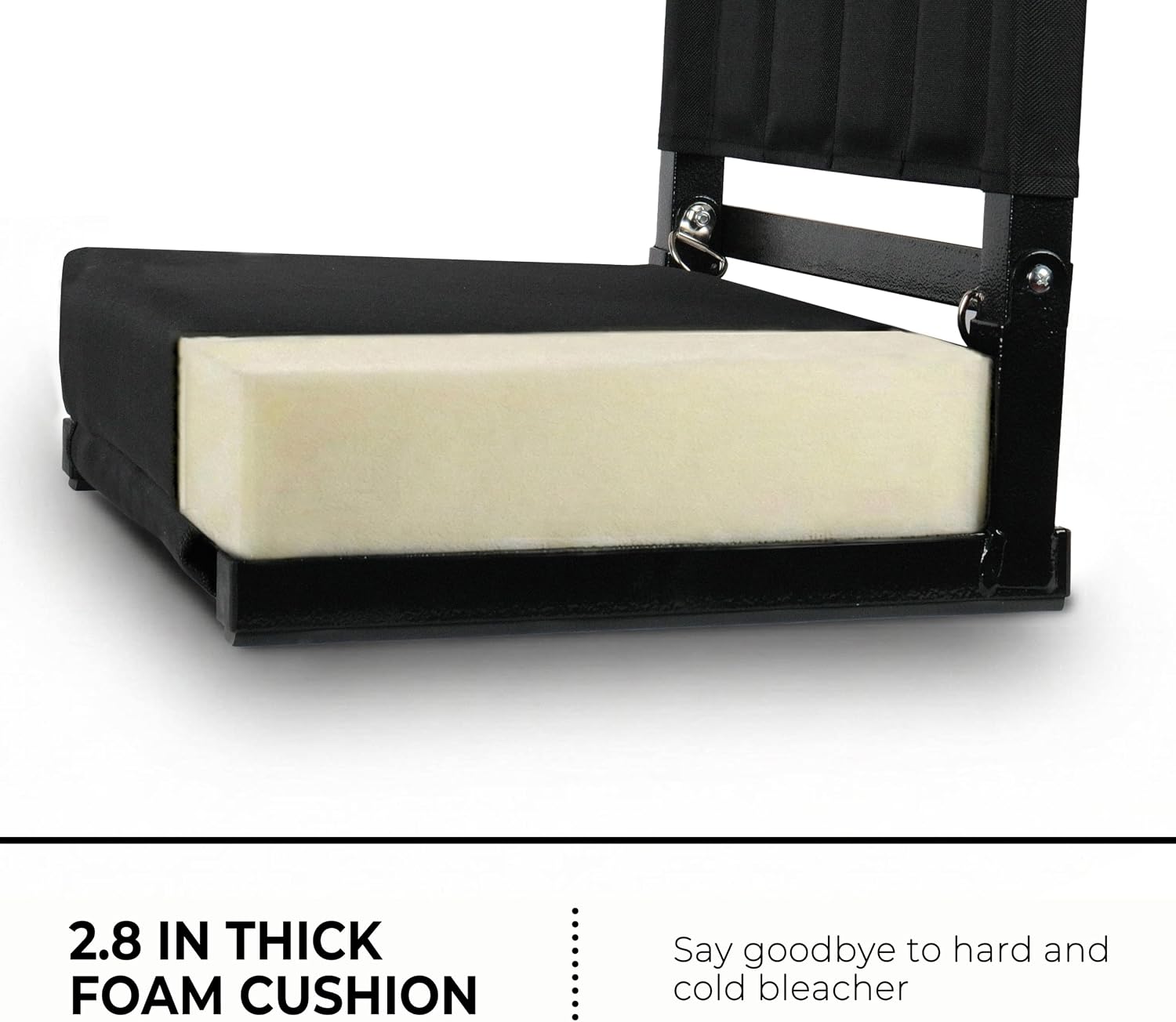 SPORT BEATS Stadium Seats with Back Support for Bleachers