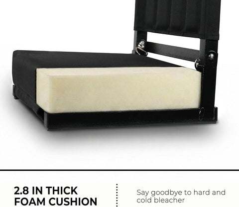SPORT BEATS Stadium Seats with Back Support for Bleachers