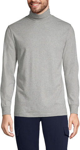 Lands' End Men's Super-T Cotton Turtleneck