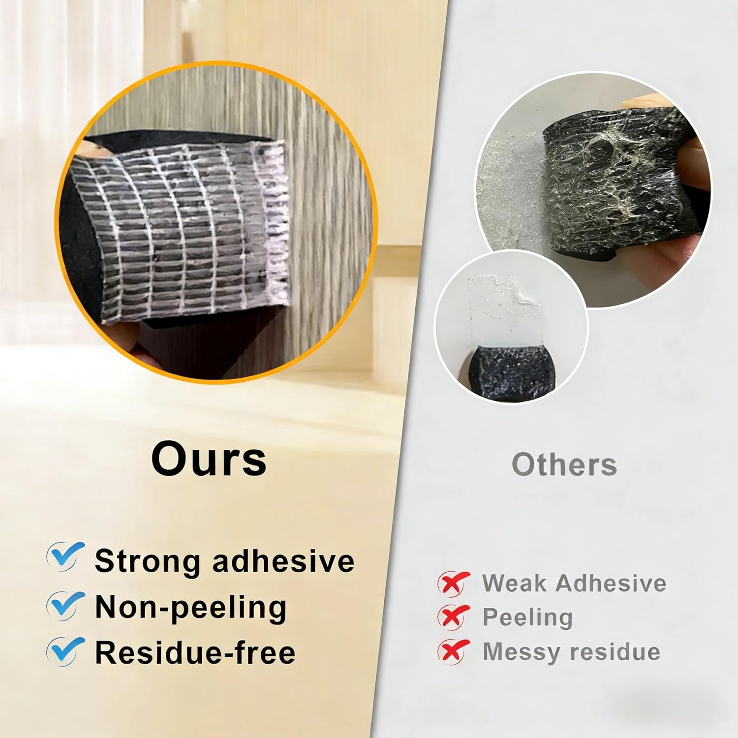 Strong Adhesive Door Seal Weather Stripping for Doors & Windows