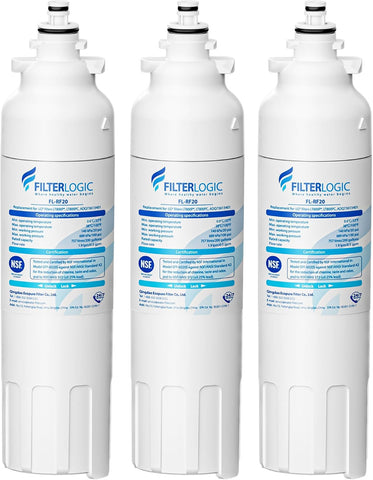 Filterlogic ADQ73613401 Water Filter, Replacement for LG® LT800P® 3 Pack