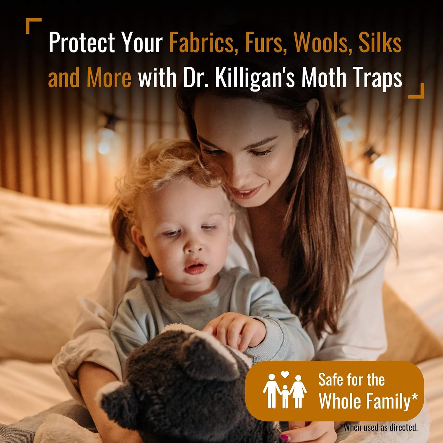 Dr. Killigan's Premium Clothing Moth Traps with Pheromones, Black, 20 Traps