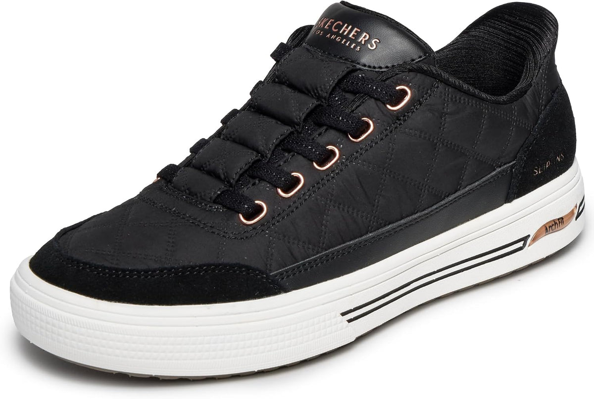 Skechers Women's Arch Fit Arcade-Cuddle Steps Hands Free Slip-ins