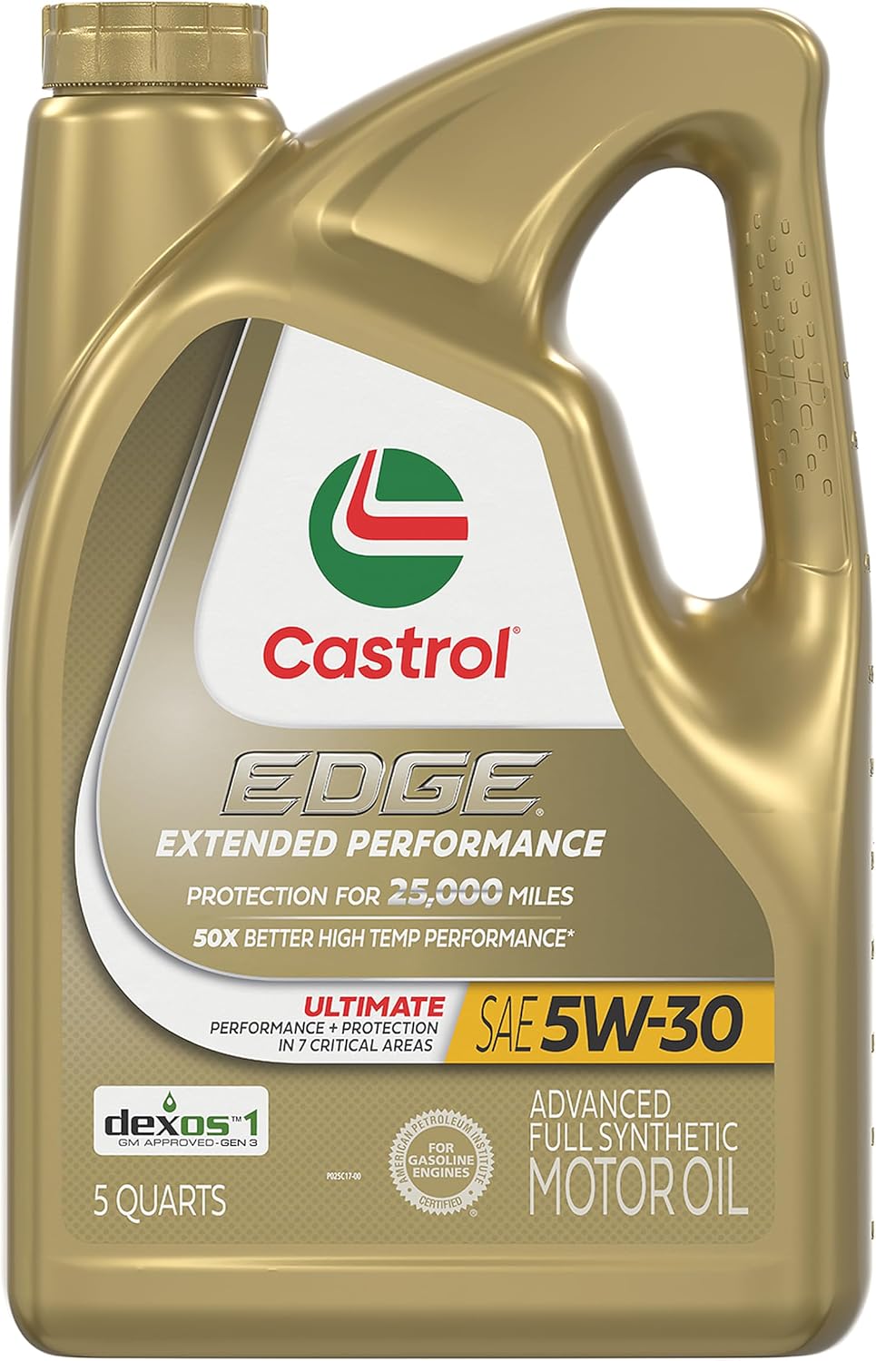 Castrol EDGE Extended Performance 5W-30 Advanced Full Syn Motor Oil, 5 Qt