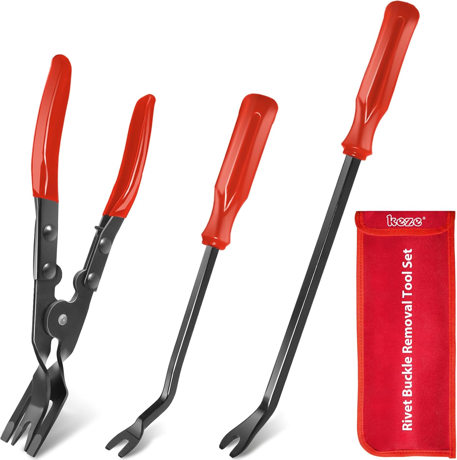 Keze 3 Pcs Auto Clip Pliers Set and Fastener Remover Tool