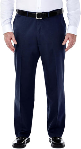 Haggar Men's Big & Tall Classic Fit Premium No Iron Khaki Pant