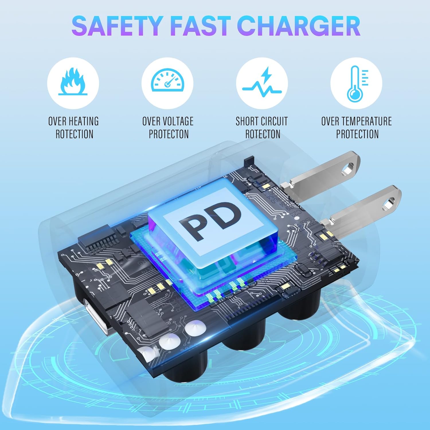 25W USB C Charger,Super Fast Charging Block,Type-C Power Adapter