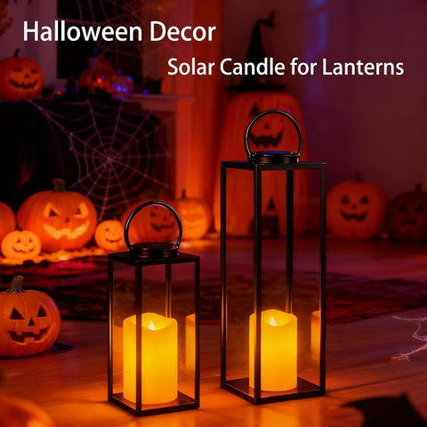 Solar Candles Outdoor Waterproof, Dusk to Dawn Flameless Candles