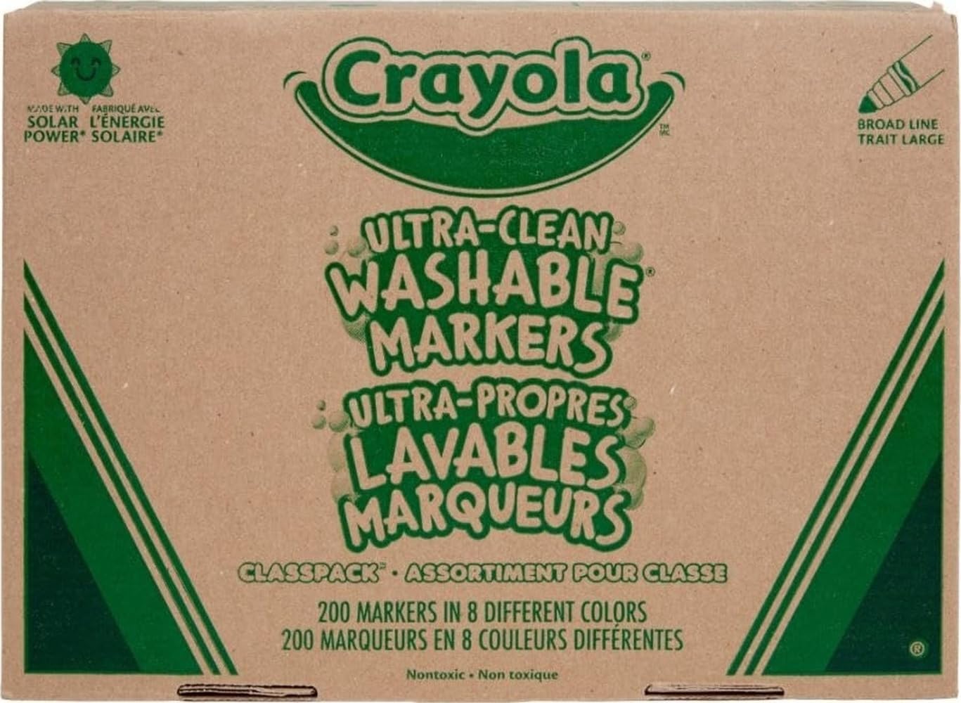 Crayola Broad Line Washable Markers (200ct), Teacher Appreciation Gifts