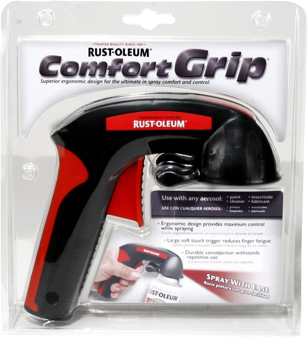 Rust-Oleum 241526 Comfort Grip, Black, 2 in x 7.25 in