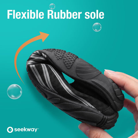 SEEKWAY Water Shoes Men Women Adult Quick-Dry Aqua Sock Barefoot for Beach Swim River Pool Lake Hiking Kayaking Surfing