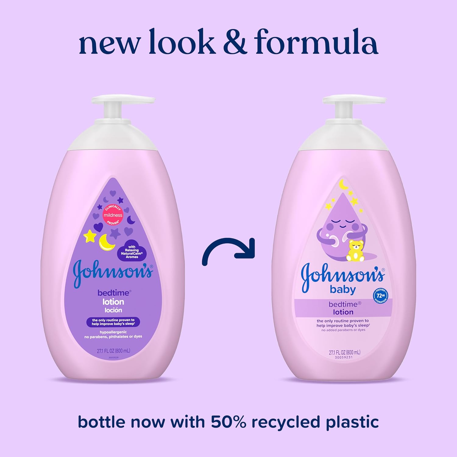 Johnson's Baby Bedtime Lotion, NaturalCalm Aromas, 27.1 fl. oz