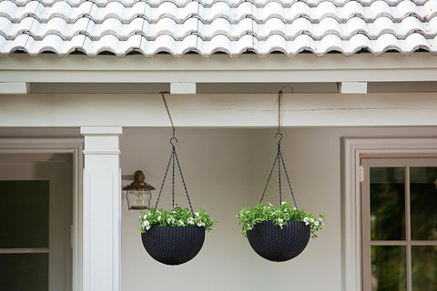 Keter 221486 Hanging Planter Set, Espresso Brown